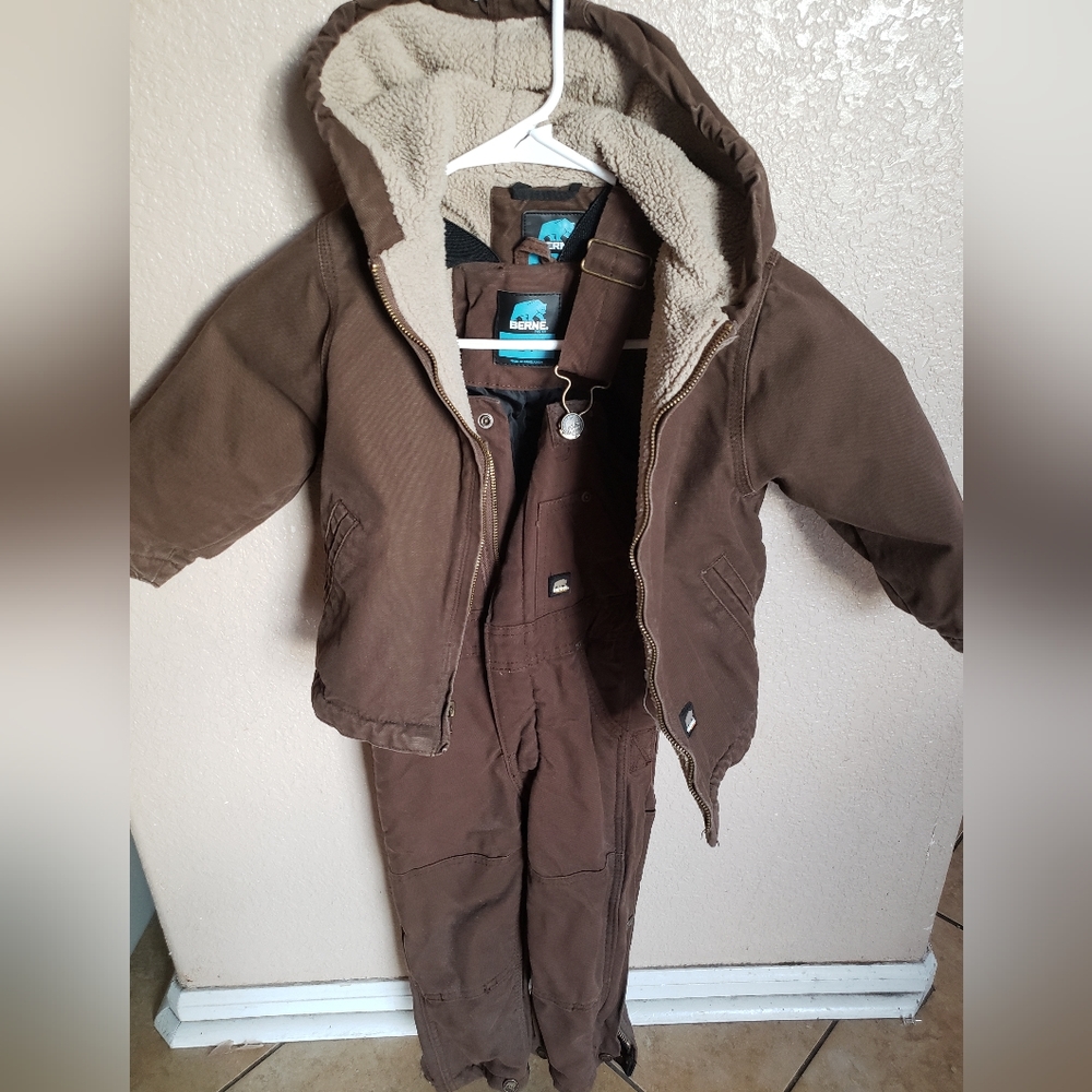 Berne Coat and Snow overalls